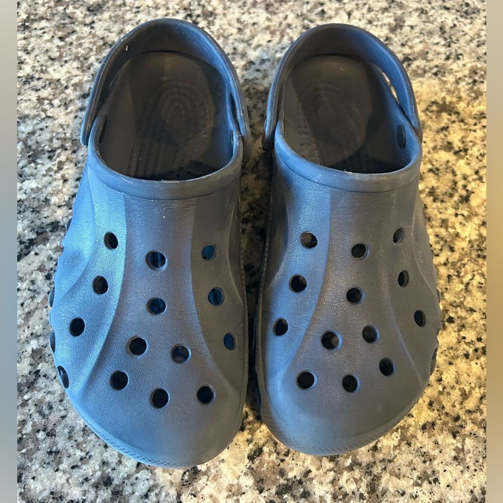 Navy Blue Crocs size 7M/9W